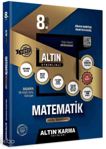 Altın Karma 8.Sınıf Matematik Altın Etkinlikli Kazanım SB