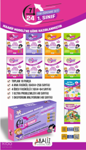 Analiz Yayıncılık 1.Sınıf 7/24 Tam Öğrenme Seti 2.Dönem (10 Parça)