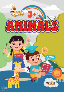 Animals (Hayvanlar) ;Türkçe – İngilizce Boyama Kitabı