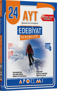 Apotemi Yayınları AYT Edebiyat 24 Çözümlü Deneme