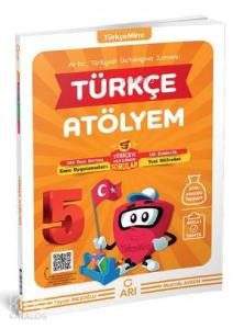 Arı Yayınları 5. Sınıf TürkçeMino Akıllı Türkçe Atölyem 2019-2020 Denemoji Deneme 2 Hediyeli Arı 