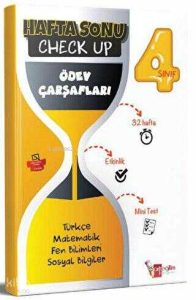 Artı Eğitim Yayınları 4. Sınıf Hafta Sonu Check Up Ödev Çarşafları