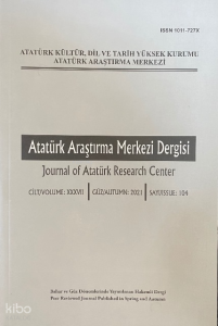 Atatürk Araştırma Merkezi Dergisi Sayı: 104