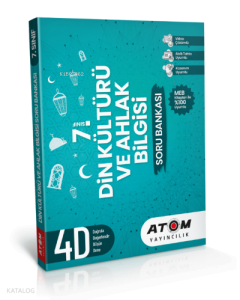 Atom Yayınları 7.Sınıf Din Kültürü Ve Ahlak Bilgisi 4D Soru Bankası