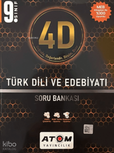 Atom Yayınları 9. Sınıf Türk Dili ve Edebiyatı Soru Bankası