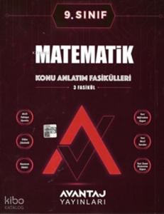 Avantaj Yayınları 9.Sınıf Matematik Konu Anlatım Fasikülleri