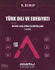Avantaj Yayınları 9.Sınıf Türk Dili ve Edebiyatı Konu Anlatım Fasikülleri