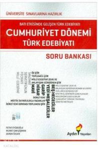 Aydın Yayınları TYT AYT Cumhuriyet Dönemi Türk Edebiyatı Soru Bankası Aydın