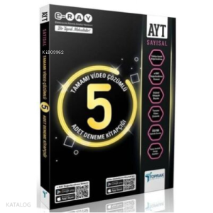 Ayt 5'Li Paket Deneme (Sayısal)