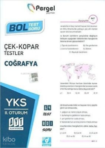 AYT Coğrafya Çek Kopar Testler Pergel Yayınları