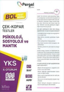 AYT Psikoloji Sosyoloji ve Mantık Çek Kopar Testler Pergel Yayınları