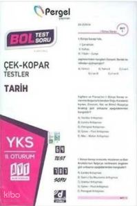 AYT Tarih Çek Kopar Testler Pergel Yayınları