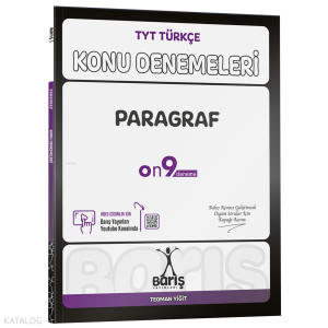 Barış Yayınları TYT Türkçe Paragraf Konu Denemeleri