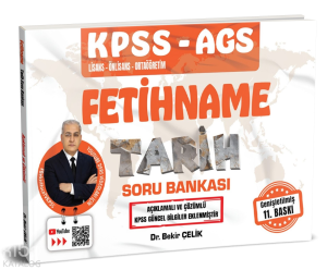 Bekir Çelik Yayınları KPSS AGS  Fetihname Tarih Soru Bankası