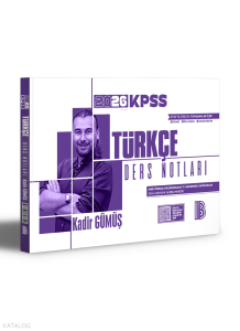 Benim Hocam 2026 KPSS Türkçe Ders Notları