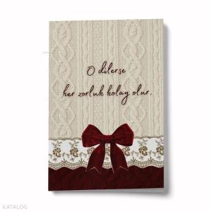 Bi Dünya Store Vintage Serisi 10 O Dilerse Her Zorluk Kolay Olur A6 Çizgili Mini Defter Not Defteri