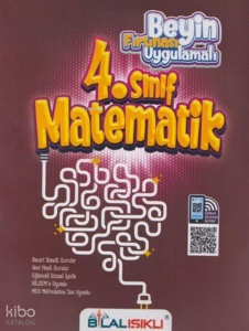 Bilal Işıklı Yayınları 4. Sınıf Matematik Beyin Fırtınası Uygulamalı Soru Bankası