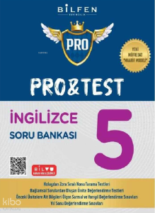 Bilfen Yayıncılık 6. Sınıf Pro-test İngilizce Soru Bankası