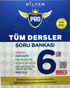 Bilfen Yayıncılık  6. Sınıf Pro Tüm Dersler Soru Bankası