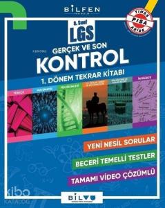 Bilfen Yayınları 8. Sınıf 1. Dönem LGS Gerçek ve Son Kontrol Tekrar Kitabı Bilfen