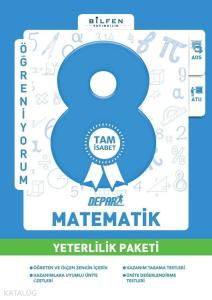 Bilfen Yayınları 8. Sınıf Matematik Depar Yeterlilik Paketi; Set
