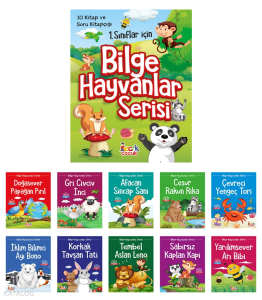Bilge Hayvanlar Serisi;(10 Kitap+Soru Kitapçığı)