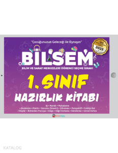 BİLSEM 1. Sınıf Hazırlık Kitabı