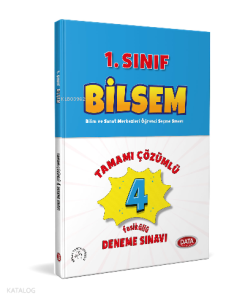 Bilsem 1. Sınıf Tamamı Çözümlü 4 Fasikül Deneme Sınavı