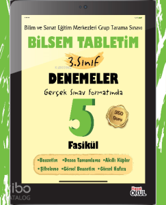 Bilsem Tabletim 3. Sınıf Denemeler 5 Fasikül