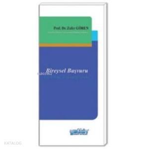 Bireysel Başvuru Türk Anayasa Yargısında