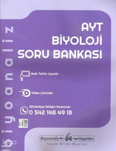Biyoanaliz Yayınları AYT Biyoloji Soru Bankası