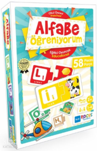 Blue Focus Alfabe Öğreniyorum (58 Parça)