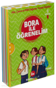 Bora İle Öğrenelim Öyküleri (8 Kitap Set-7+Yaş Renkli Resimli)
