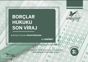 Borçlar Hukuku Genel Hükümler - Son Viraj