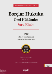 Borçlar Hukuku Özel Hükümler Soru Kitabı