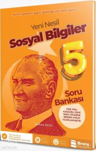 Branş Akademi Yayınları 5. Sınıf Sosyal Bilgiler Yeni Nesil Soru Bankası Branş Akademi