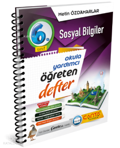 Çanta 6.Sınıf Defter Öğreten Sosyal Bilgiler