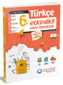 Çanta 6. Sınıf Türkçe Etkinlikli Kazanım Soru Bankası