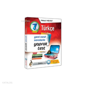 Çanta 7.Sınıf Yaprak Test Türkçe 2019 - 14 90