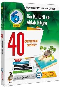 Çanta Yayınları 6. Sınıf Din Kültürü ve Ahlak Bilgisi 40 Deneme Sınavı Çanta 