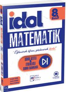 Çanta Yayınları 8. Sınıf İdol Matematik Konu Özetli & Etkinlikli Soru Bankası