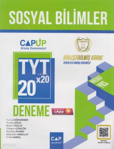 Çap Yayınları TYT Sosyal Bilimler 20 x 20 Deneme