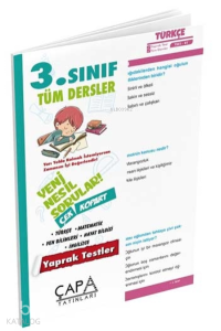 Çapa 3. Sınıf Tüm Dersler Yaprak Test