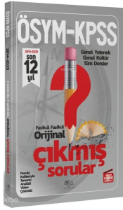 CBA Yayınları 2026 KPSS Genel Yetenek Genel Kültür Orijinal Son 12 Yıl Çıkmış Sorular Fasikül Çözümlü