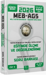 CBA Yayınları 2026 MEB-AGS Eğitim Bilimleri Eğitimde Ölçme ve Değerlendirme Soru Bankası Çözümlü Pusula Serisi