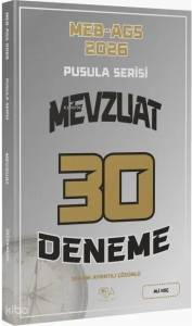 CBA Yayınları 2026 MEB-AGS Mevzuat 30 Deneme Çözümlü Pusula Serisi