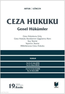 Ceza Hukuku Genel Hükümler (Ciltli)