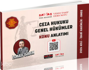 Ceza Hukuku Genel Hükümler Konu Anlatımı