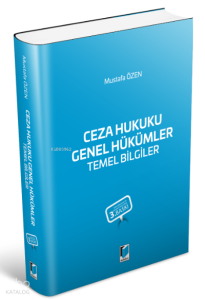 Ceza Hukuku Genel Hükümler Temel Bilgiler