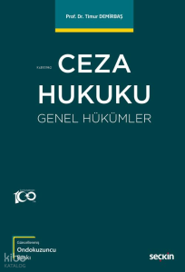 Ceza Hukuku;Genel Hükümler